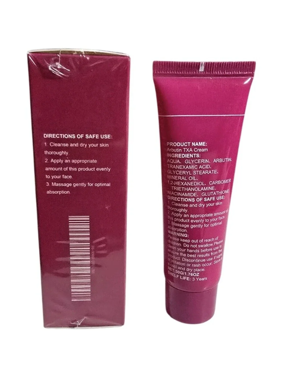 Arbutin 7.0 + TXA 4.0 Brightening Cream — Pink